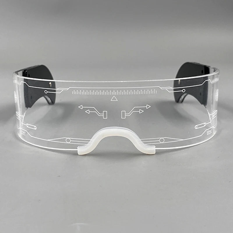 Neon LED Wrap Around Visor