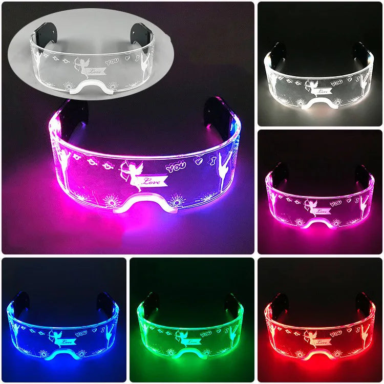 Neon LED Wrap Around Visor