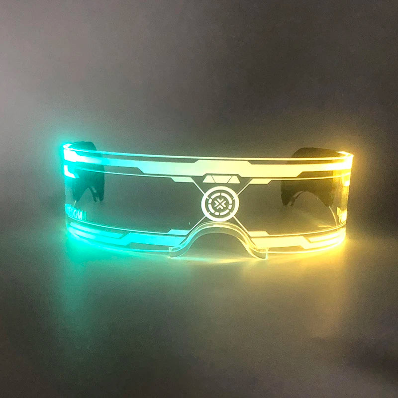 Neon LED Wrap Around Visor