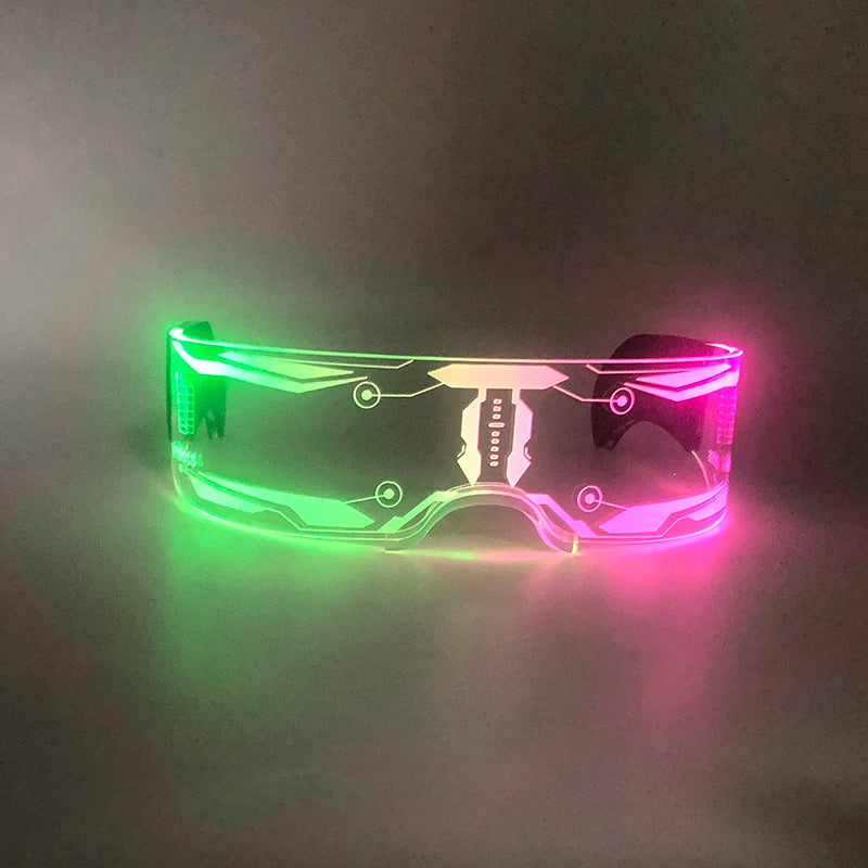 Neon LED Wrap Around Visor