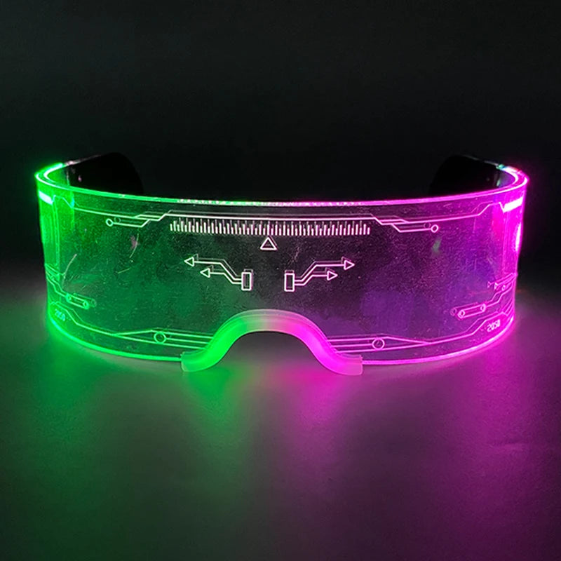 Neon LED Wrap Around Visor