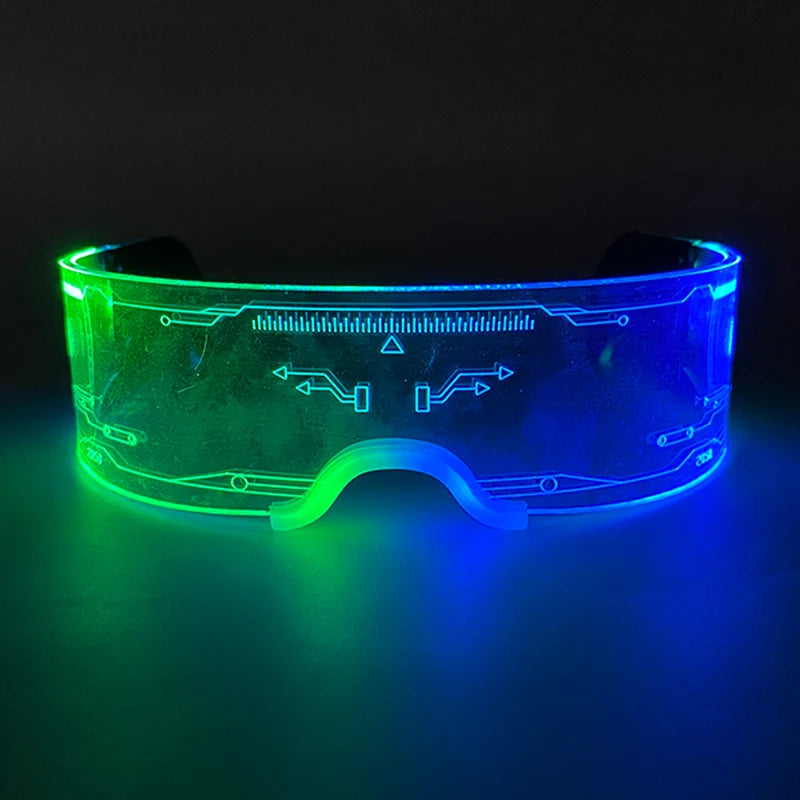 Neon LED Wrap Around Visor
