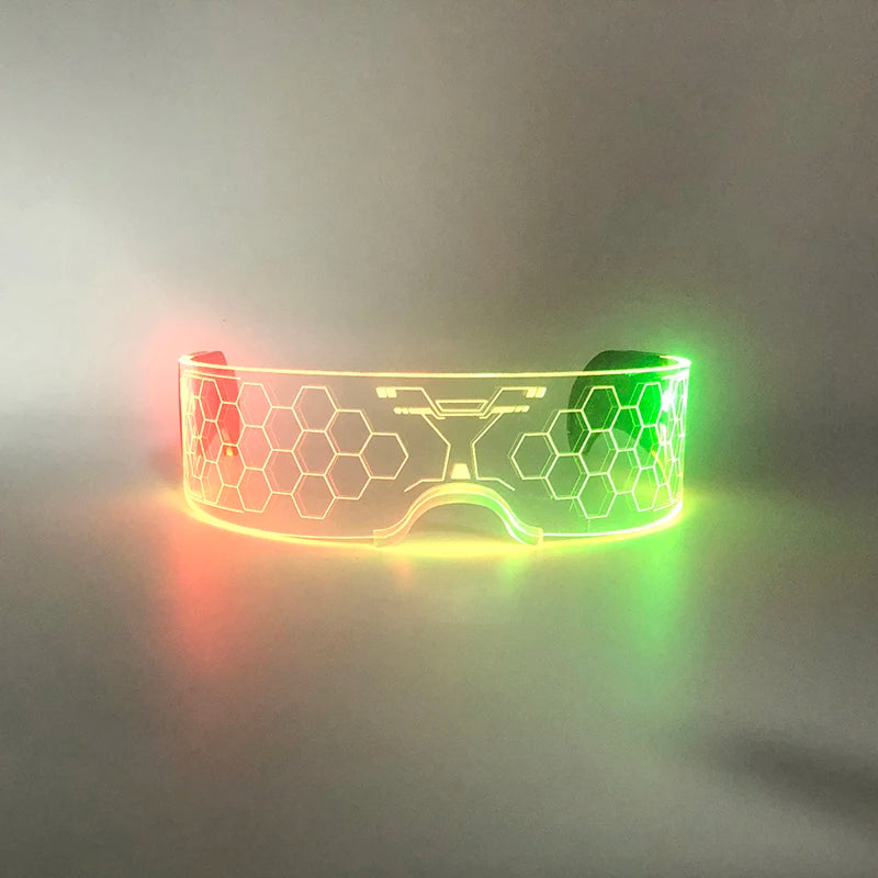 Neon LED Wrap Around Visor
