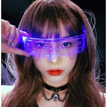 LED MultiColour Wrap Around Visor
