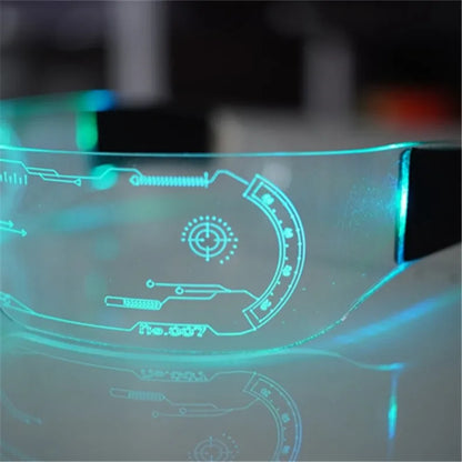LED MultiColour Wrap Around Visor