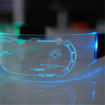 LED MultiColour Wrap Around Visor