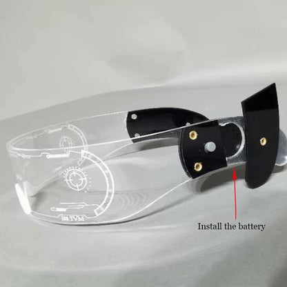 LED MultiColour Wrap Around Visor