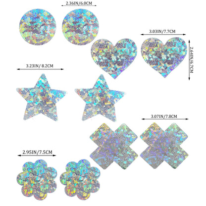 Glitter Pasties (5pcs)