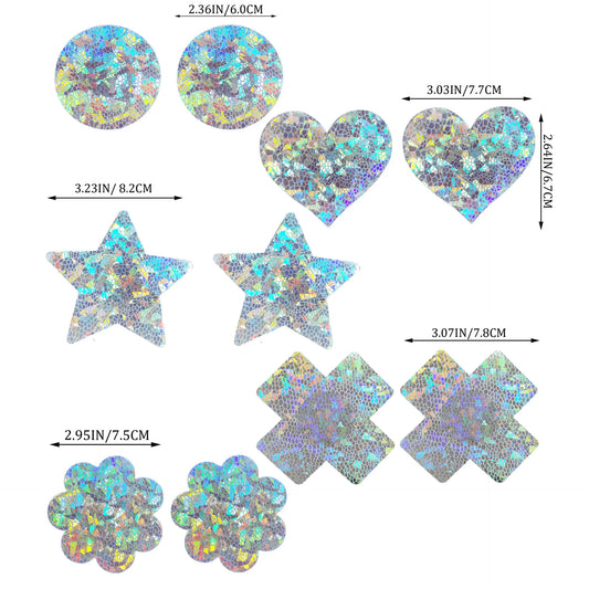 Glitter Pasties (5pcs)