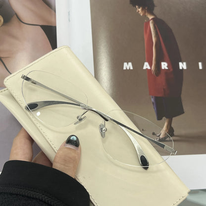 Korean-Inspired Luxury Frameless Sunglasses