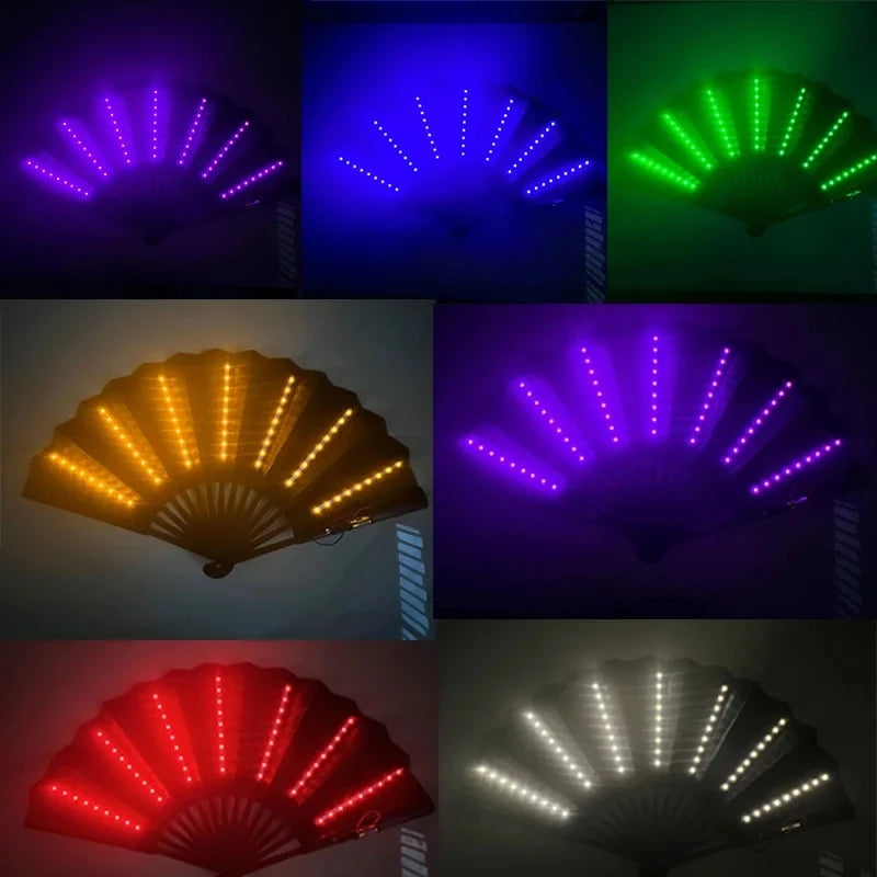 Large LED Folding Fan