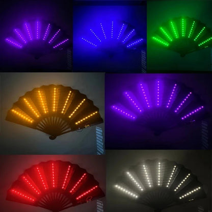 Large LED Folding Fan