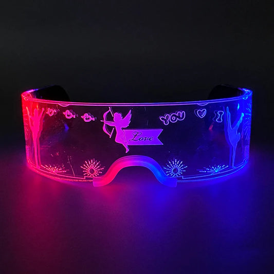 Neon LED Wrap Around Visor