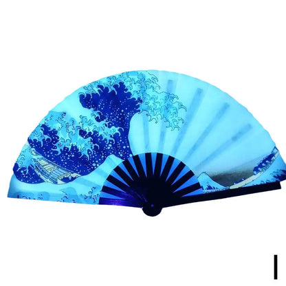Large Fluorescent Folding Hand Fan