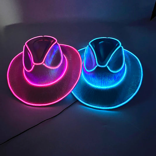 LED Neon Cowboy Hat