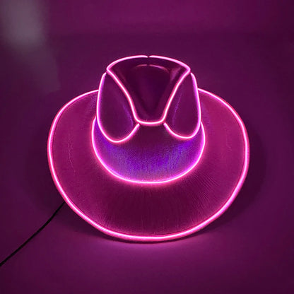 LED Neon Cowboy Hat