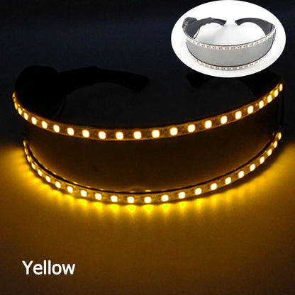 Cyberpunk Neon Visor