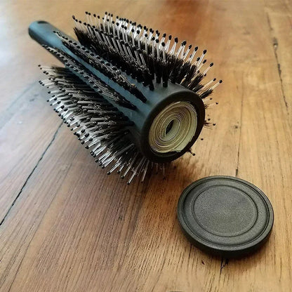 Hair Brush Secret Stash