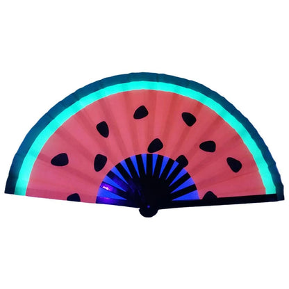 Large Folding Colourful Hand Fan