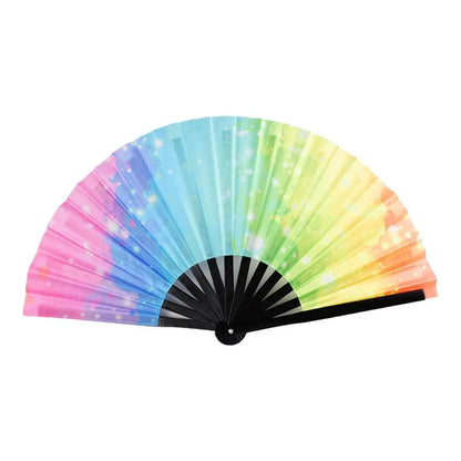 Large Fluorescent Folding Hand Fan
