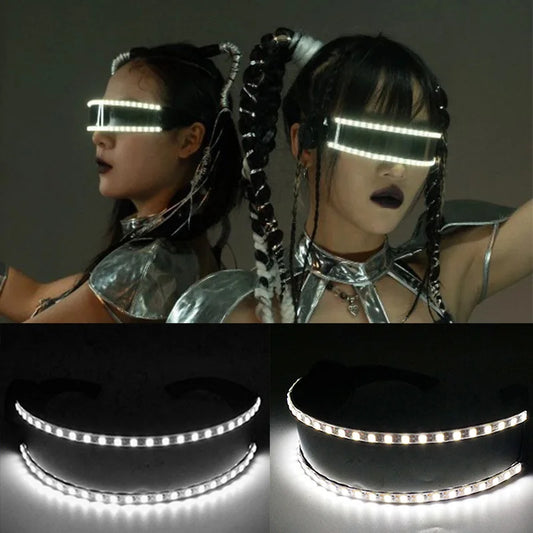Cyberpunk Neon Visor
