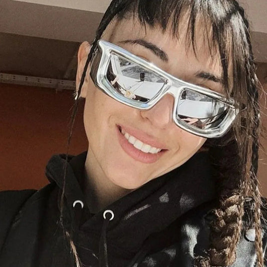 Y2K-Inspired Thick Frame Sunglasses