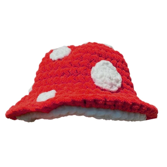 Crochet Mushroom Hat