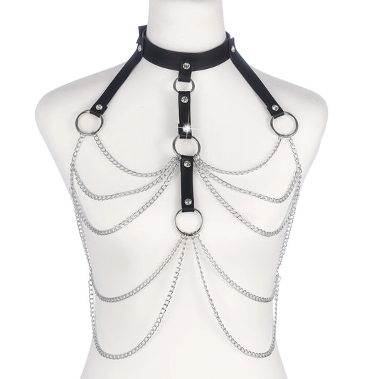 Rhinestone Body Chain Harness