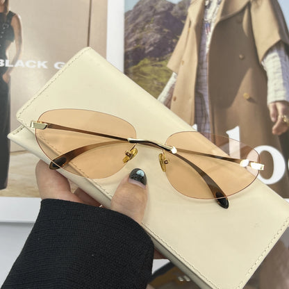 Korean-Inspired Luxury Frameless Sunglasses