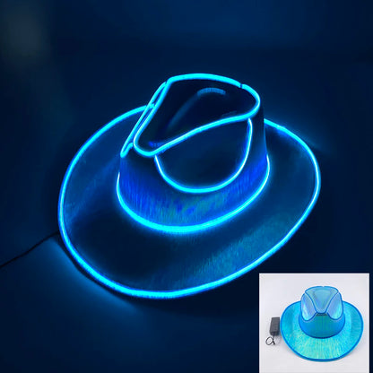 LED Neon Cowboy Hat